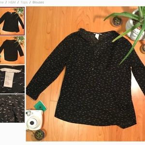 Long sleeved pattern top